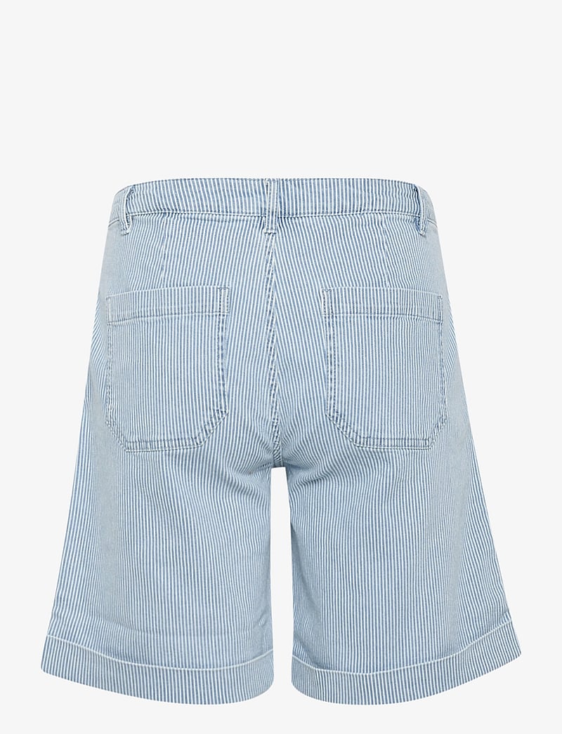 Culture - CUmilky Shorts - casual shorts - blue/white stripe - 2