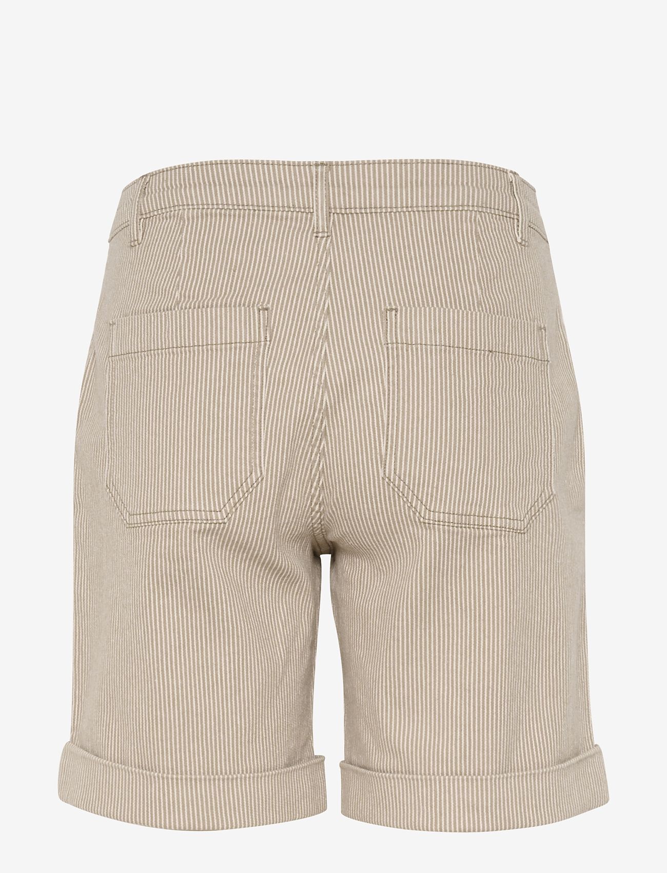 Culture - CUmilky Shorts - casual shorts - dune/white stripe - 2