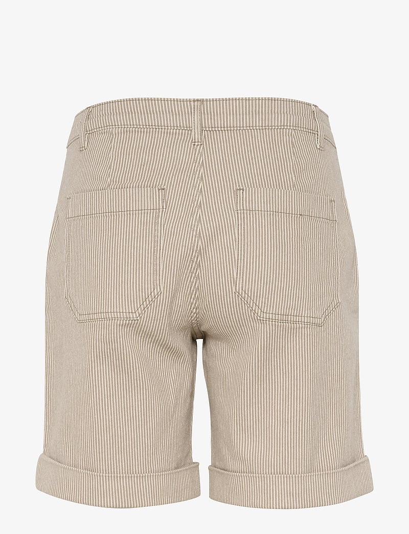 Culture - CUmilky Shorts - casual shorts - dune/white stripe - 2