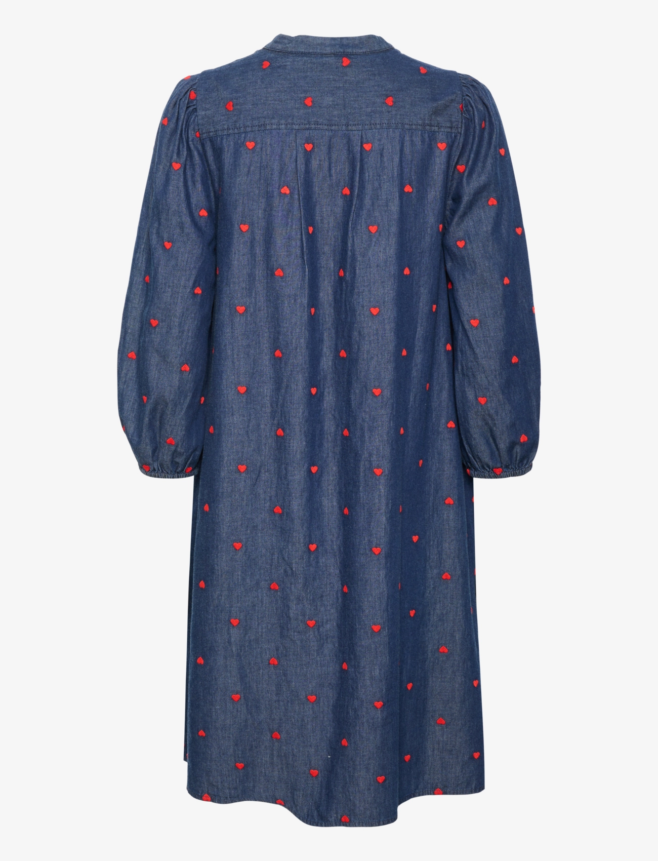 Culture - CUmichelle Giselle Dress - blue/red hearts - 1
