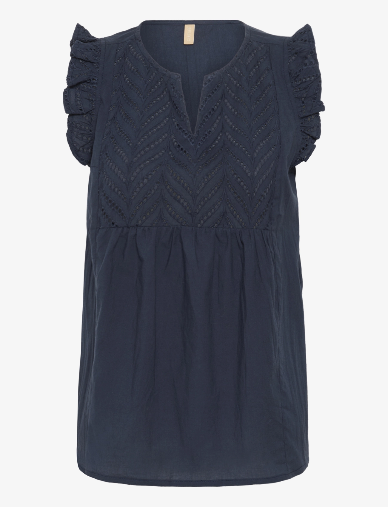 CULTURE Cutoril Oberteil Navy - S - Damen