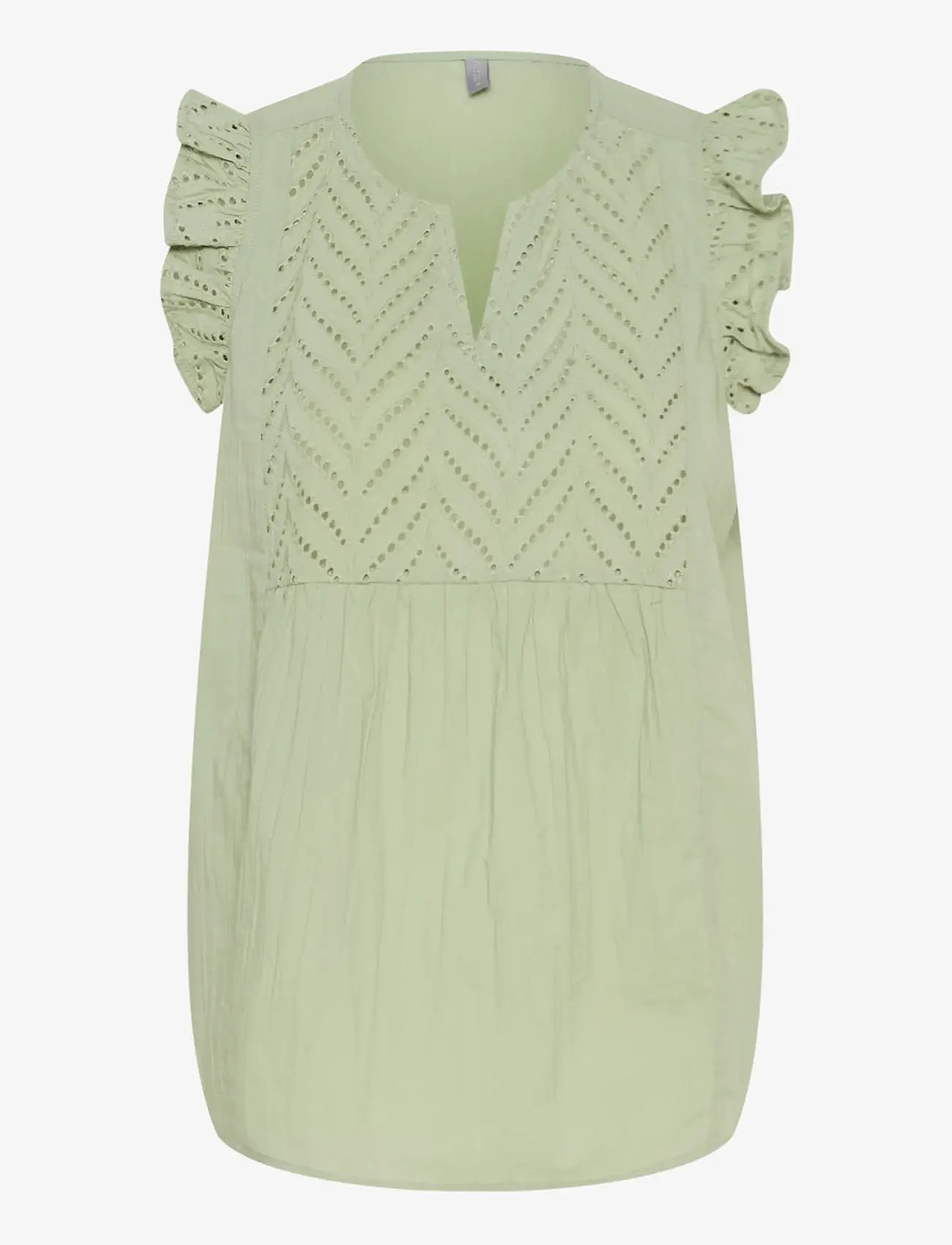 Culture - CUtoril Top - sleeveless blouses - seagrass - 1