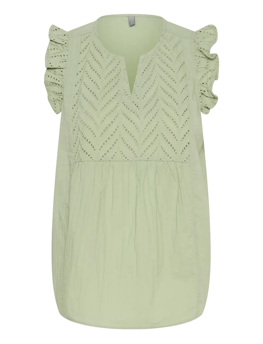 Culture - CUtoril Top - Ærmeløse bluser - seagrass - 1