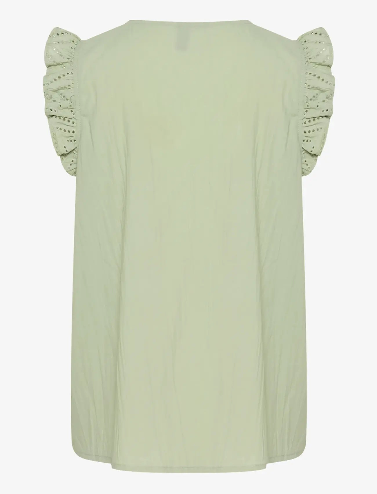 Culture - CUtoril Top - sleeveless blouses - seagrass - 2