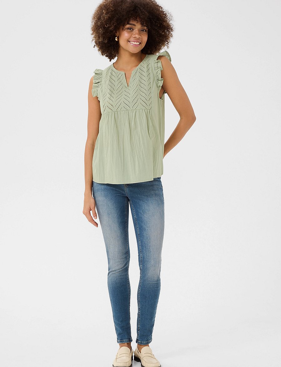 Culture - CUtoril Top - Ærmeløse bluser - seagrass - 3
