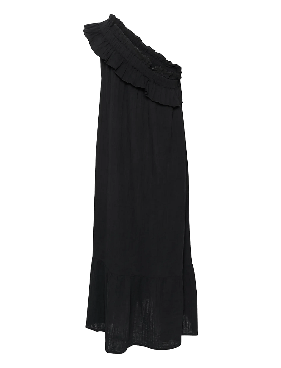 Culture - CUelina One Shoulder Dress - abendkleider - black - 2