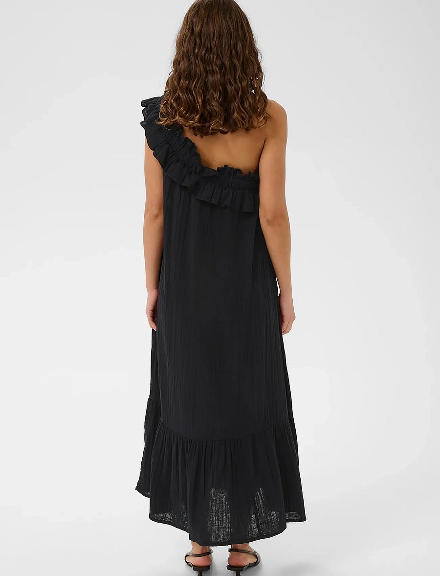 Culture - CUelina One Shoulder Dress - abendkleider - black - 3