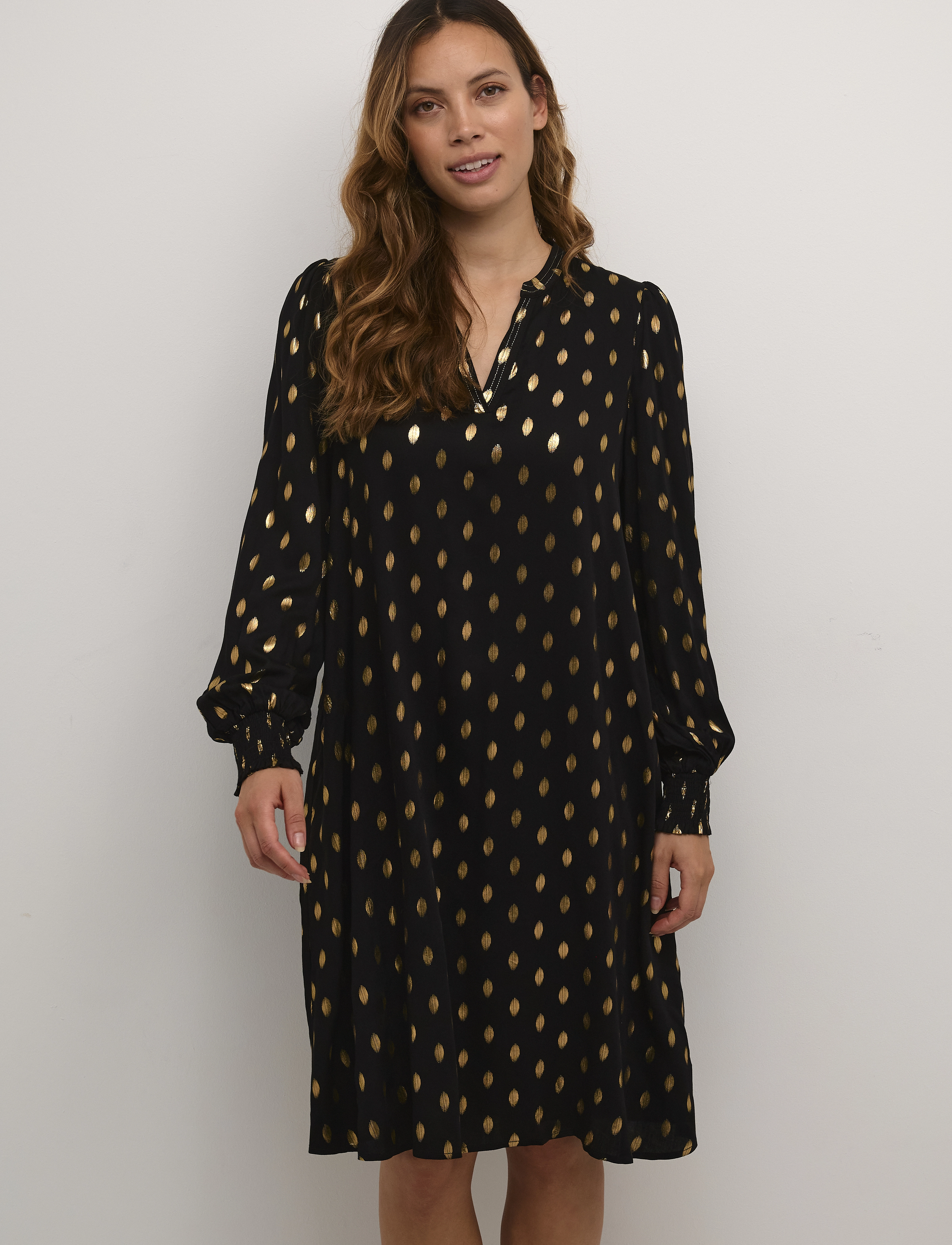 Culture CUdittemarie Giselle Dress - Kleidid - BLACK / black