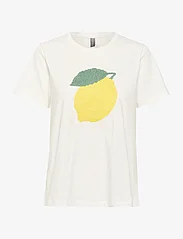 Culture - CUgith Lemon T-Shirt - lägsta priserna - spring w/lemon - 0