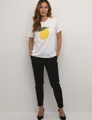Culture - CUgith Lemon T-Shirt - de laveste prisene - spring w/lemon - 3