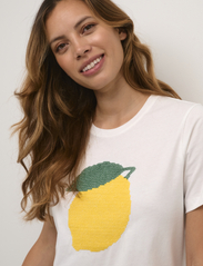 Culture - CUgith Lemon T-Shirt - laveste priser - spring w/lemon - 4