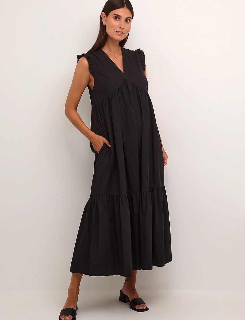 Culture - CUolena SL Dress - robes d'été - black - 0