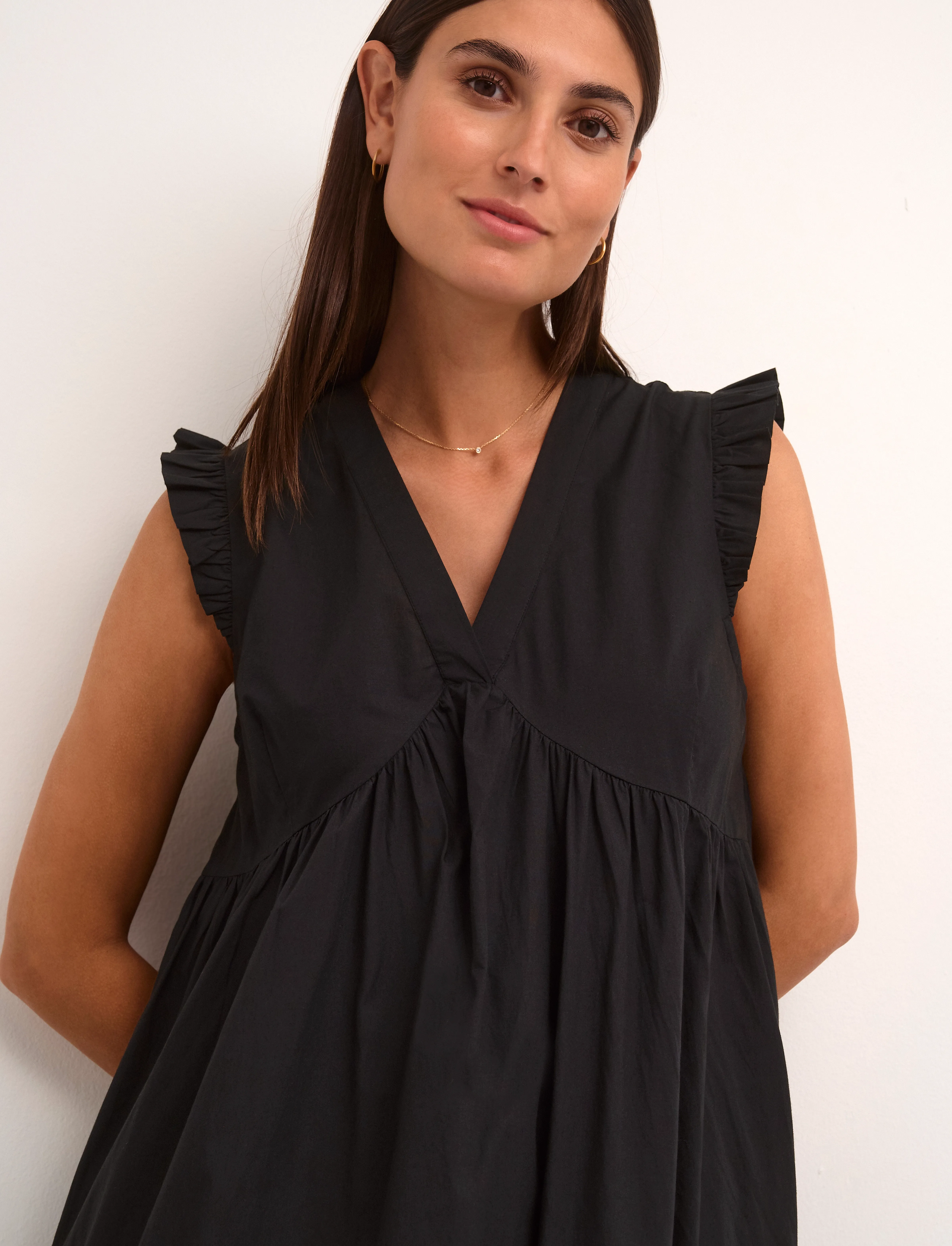 Culture - CUolena SL Dress - sommerkleider - black - 4