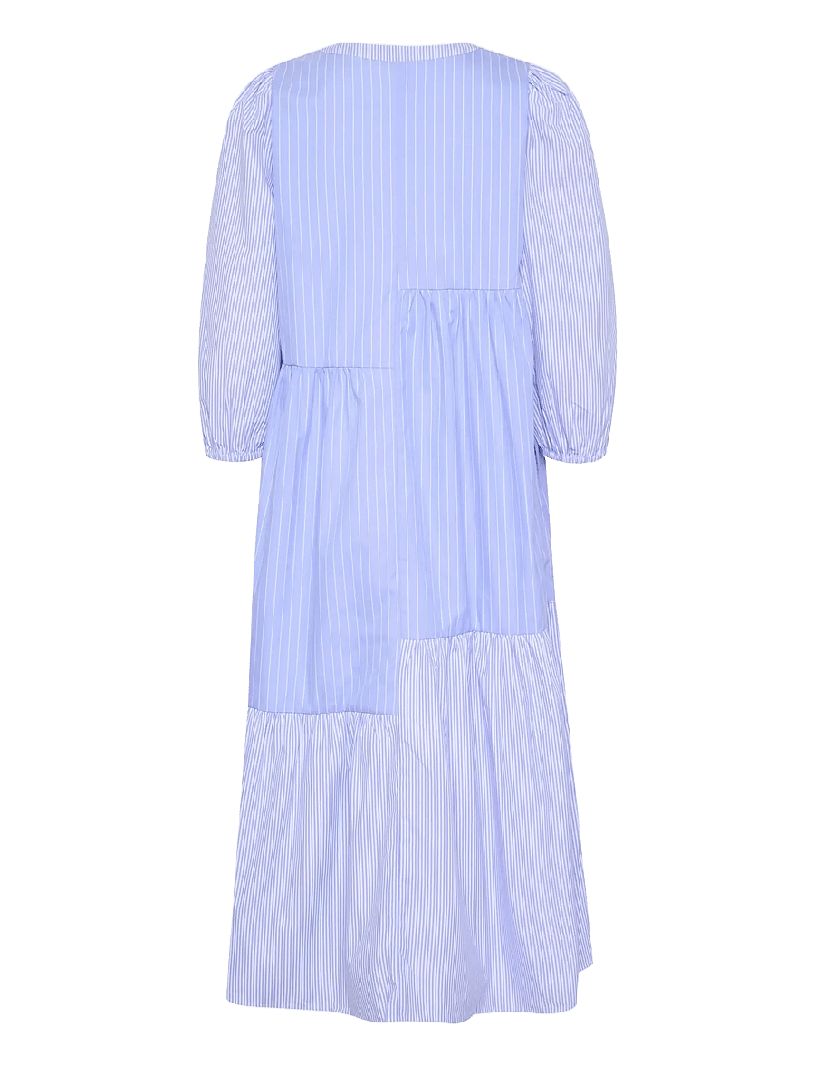 Culture - CUcia Striped Dress - marškinių tipo suknelės - blue stripe mix - 2