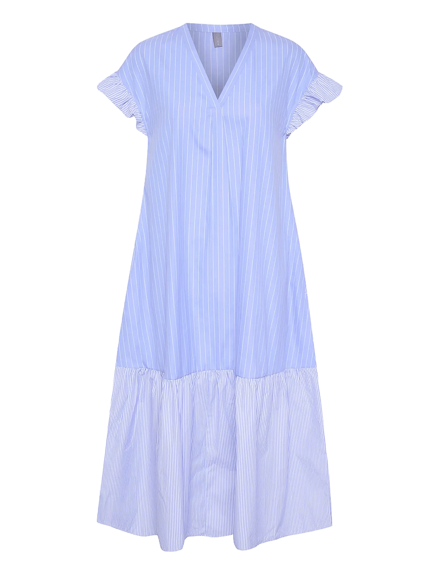Culture - CUcia Sleeveles Striped Dress - suvekleidid - blue stripe mix - 1