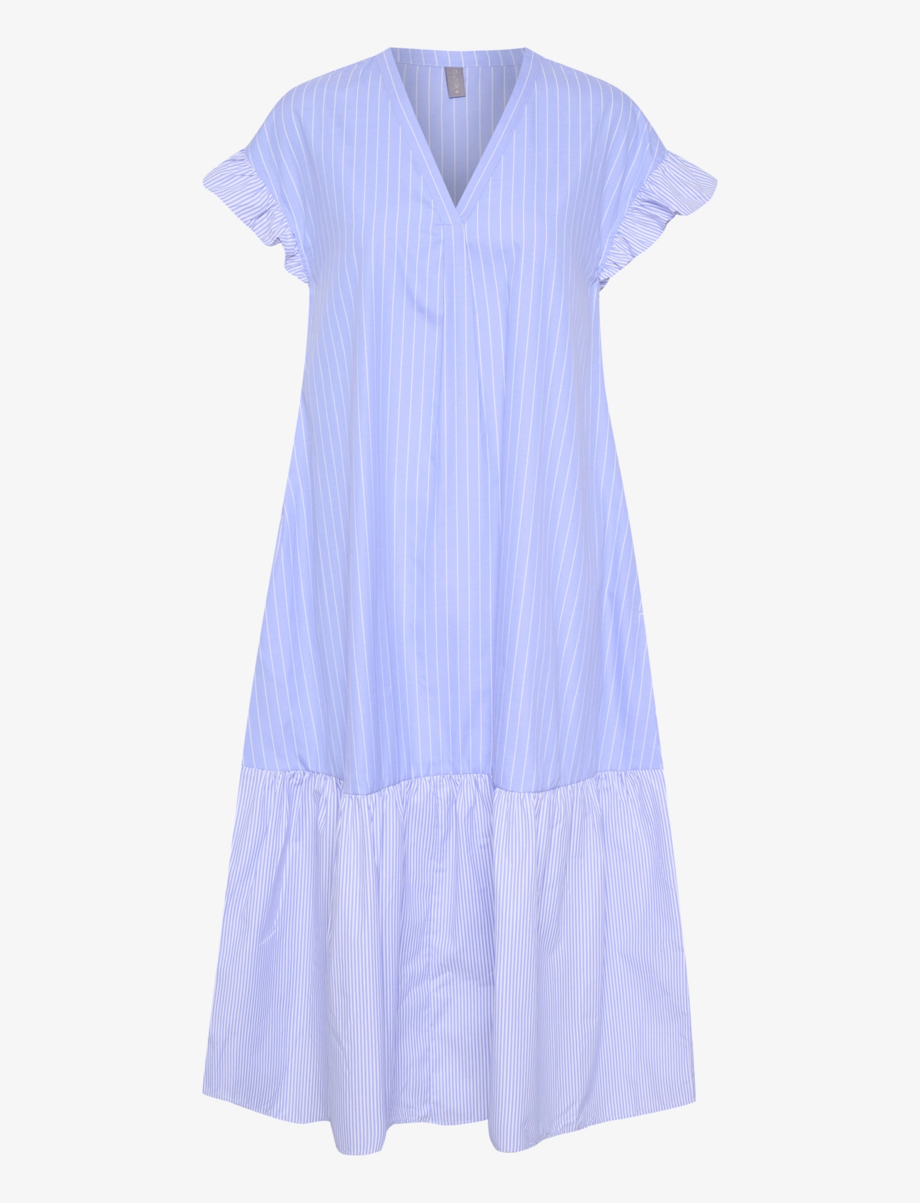 Culture - CUcia Sleeveles Striped Dress - sommerkleider - blue stripe mix - 1