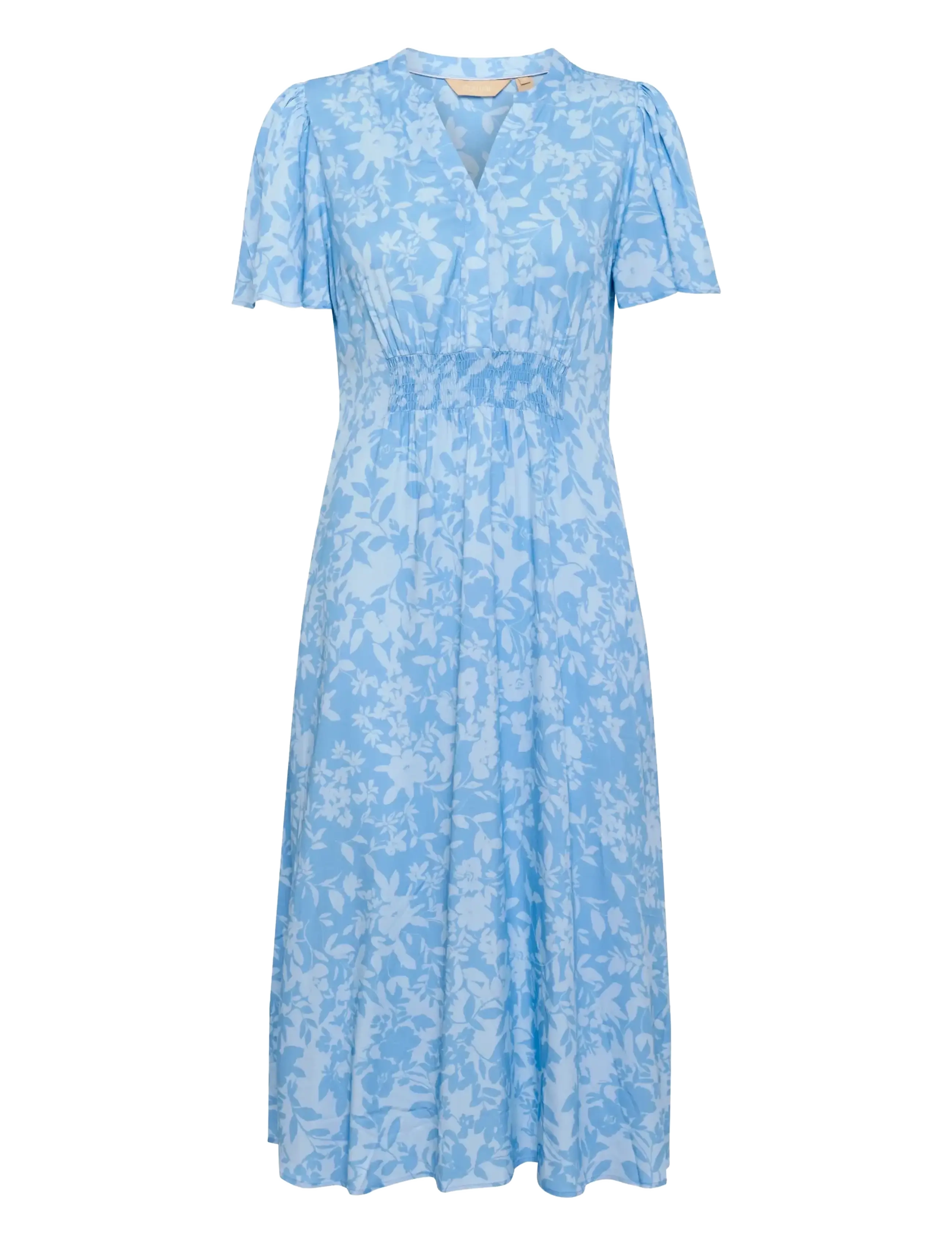 Culture CUjenny Long Dress - Culture - SERENITY CASHMERE FLOWER / blue
