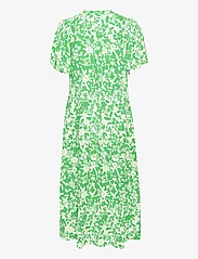 Culture - CUjenny Long Dress - sommarklänningar - green whitecap flower - 1