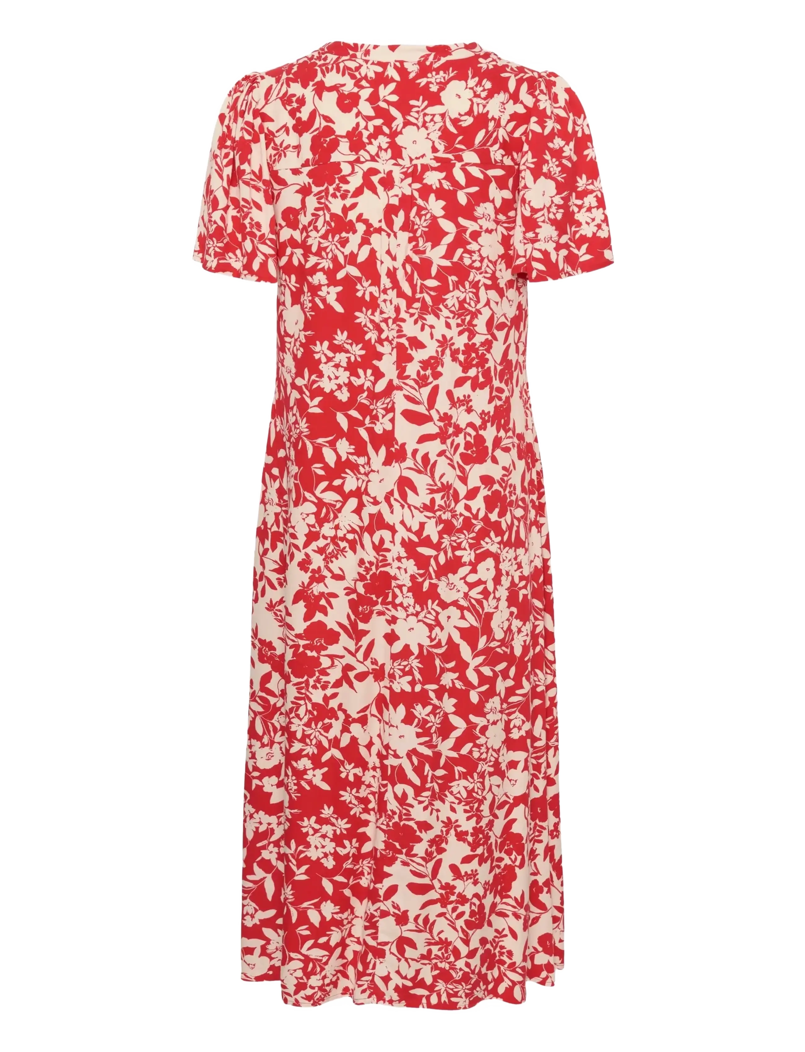 Culture - CUjenny Long Dress - summer dresses - red whitecap flower - 2