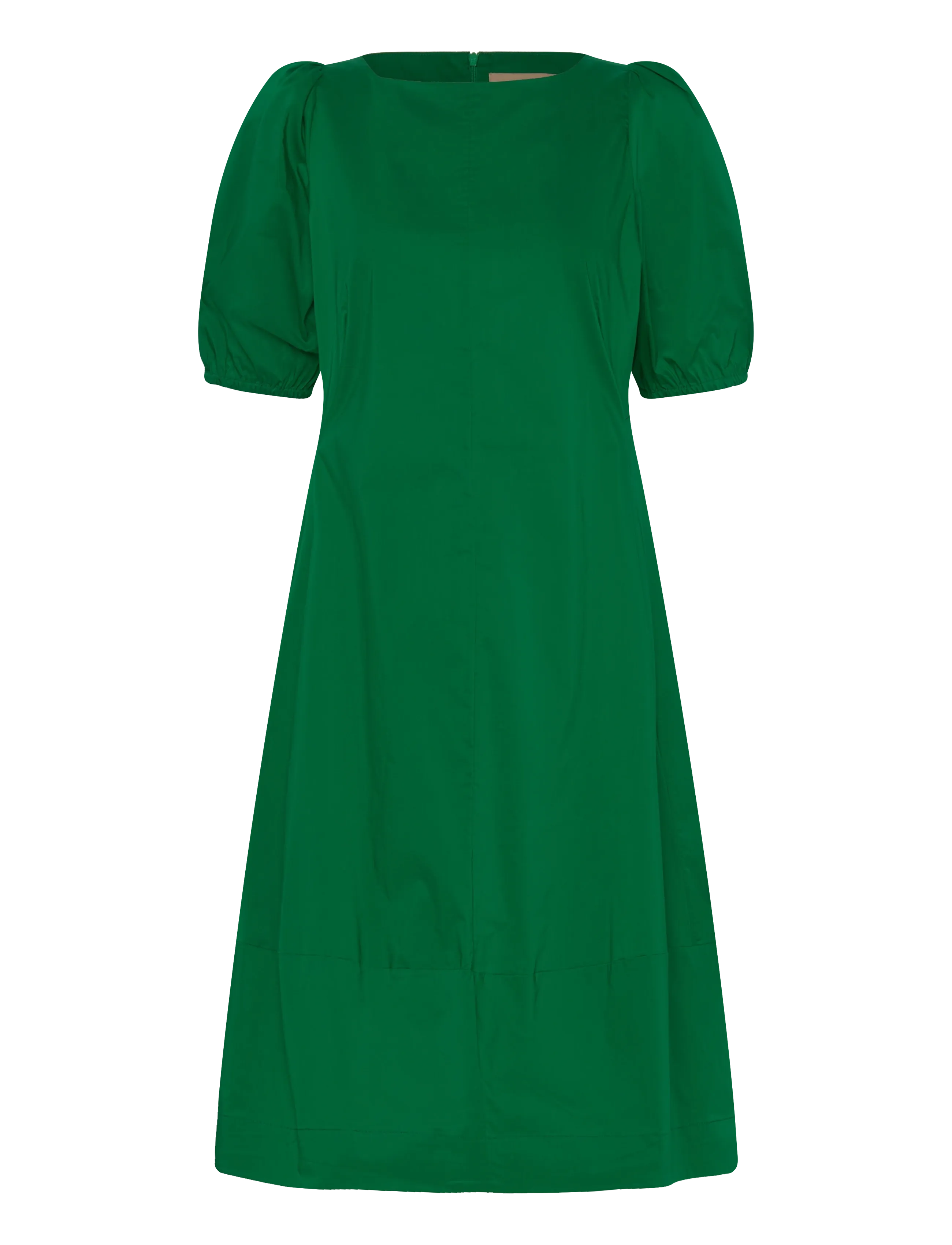 Culture CUantoinett SS O-neck Dress - Kleidung - JOLLY GREEN / green