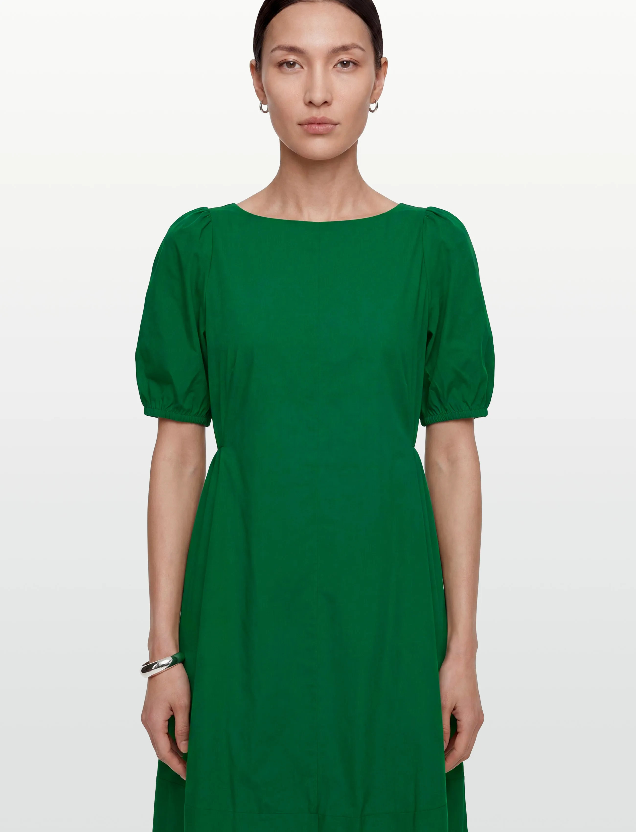 Culture - CUantoinett SS O-neck Dress - konfirmationstøj - jolly green - 3