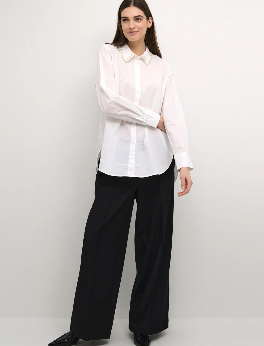 Culture - CUenso Shirt - långärmade skjortor - spring gardenia - 3