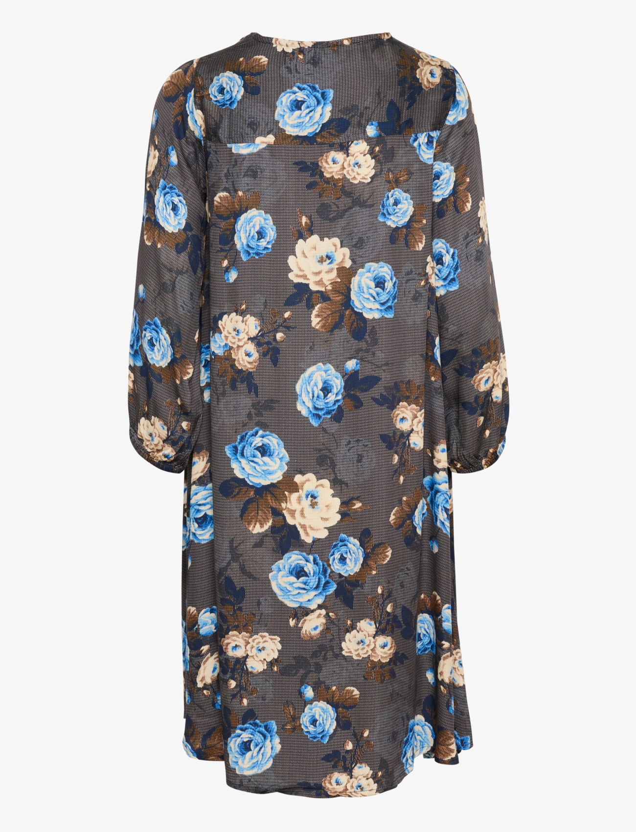 Culture - CUkimly Dittemarie Short Dress - midikleider - grey/blue flower - 2