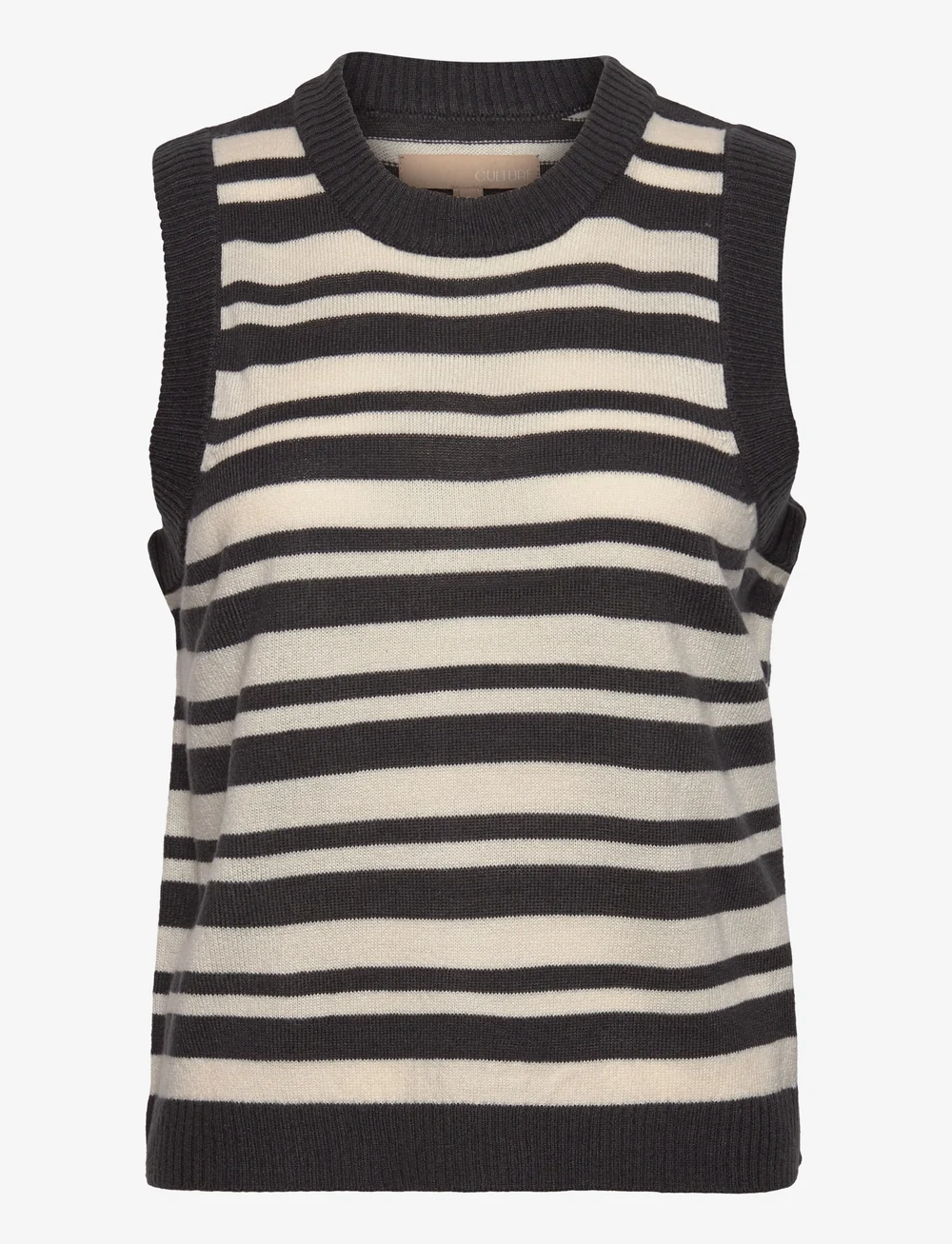 Culture - CUbay Vest - strikveste - phantom/whitecap stripe - 0