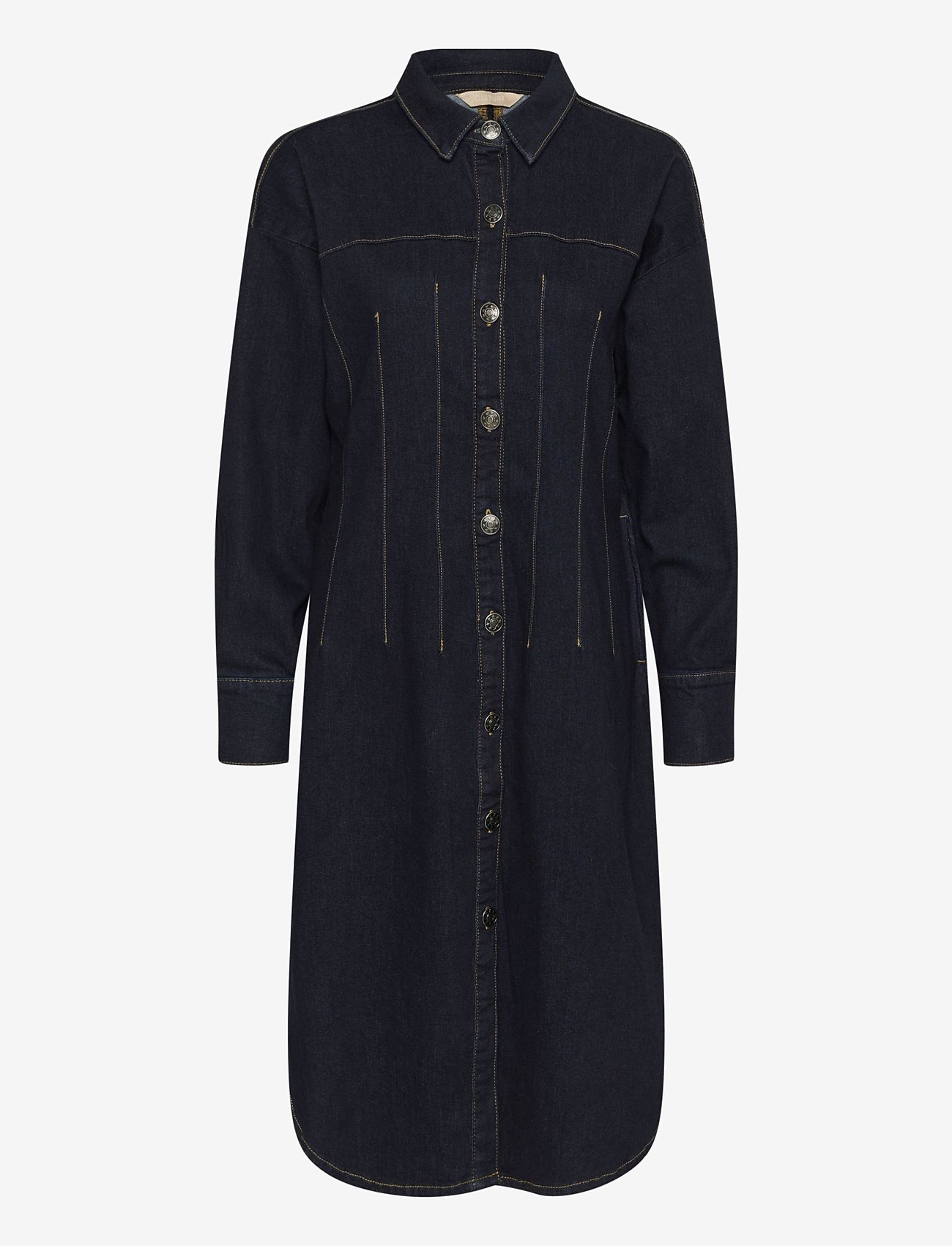 Culture - CUannalisa Ami Denim Dress - robes chemises - rinse wash - 1