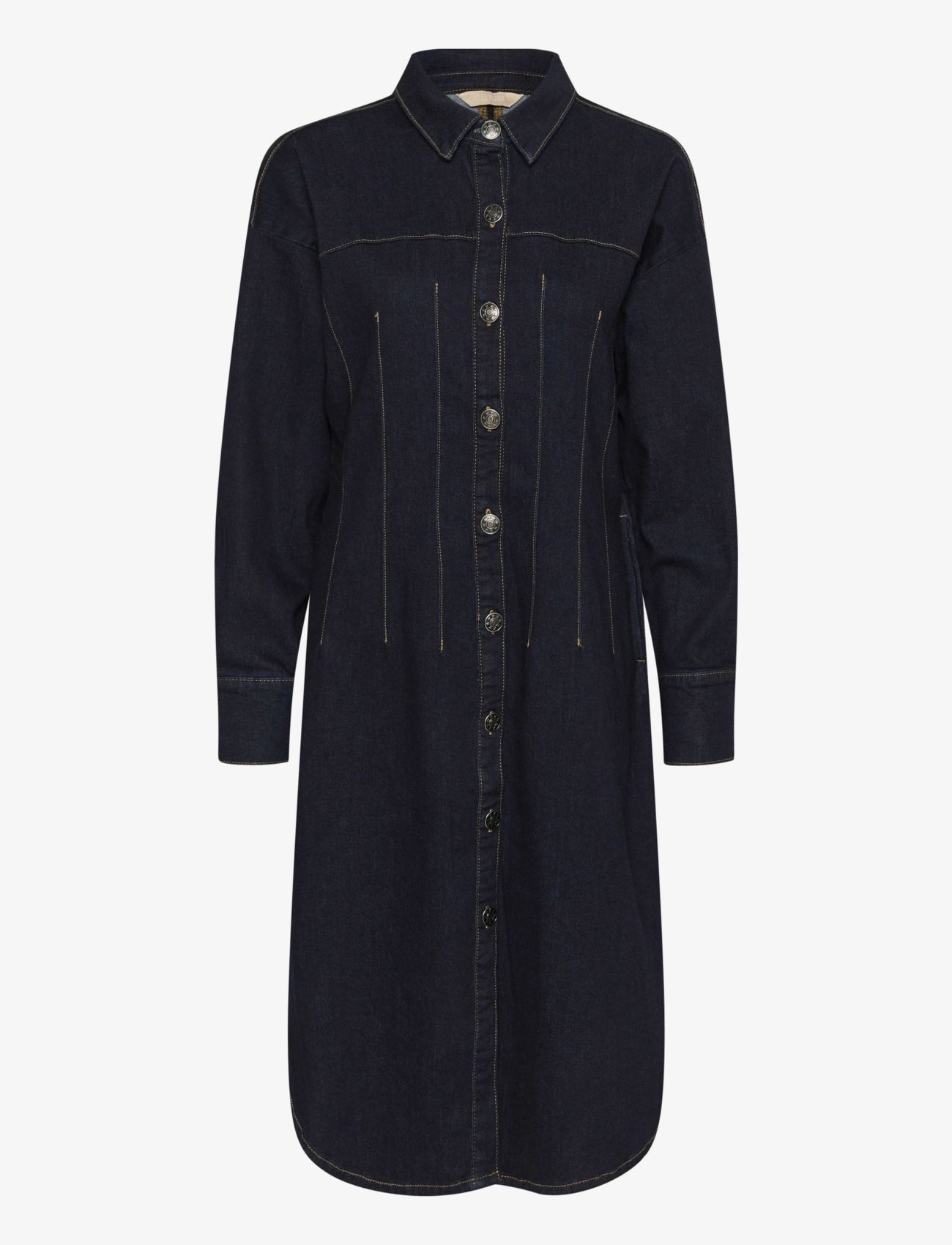 Culture CUannalisa Ami Denim Dress - Kleidid - RINSE WASH / black