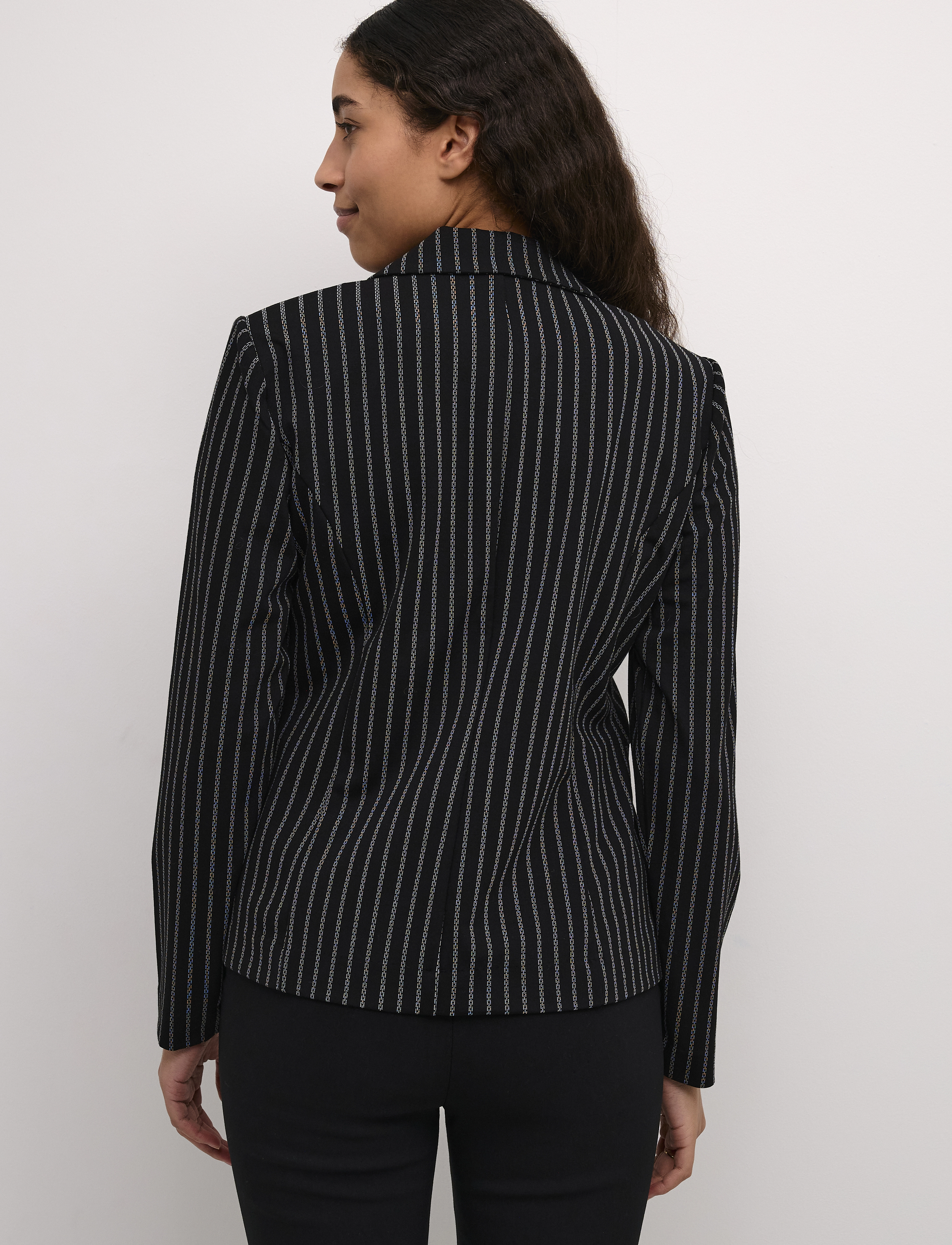 Culture - CUarletta Jersey Blazer - festtøj til outletpriser - black - 4
