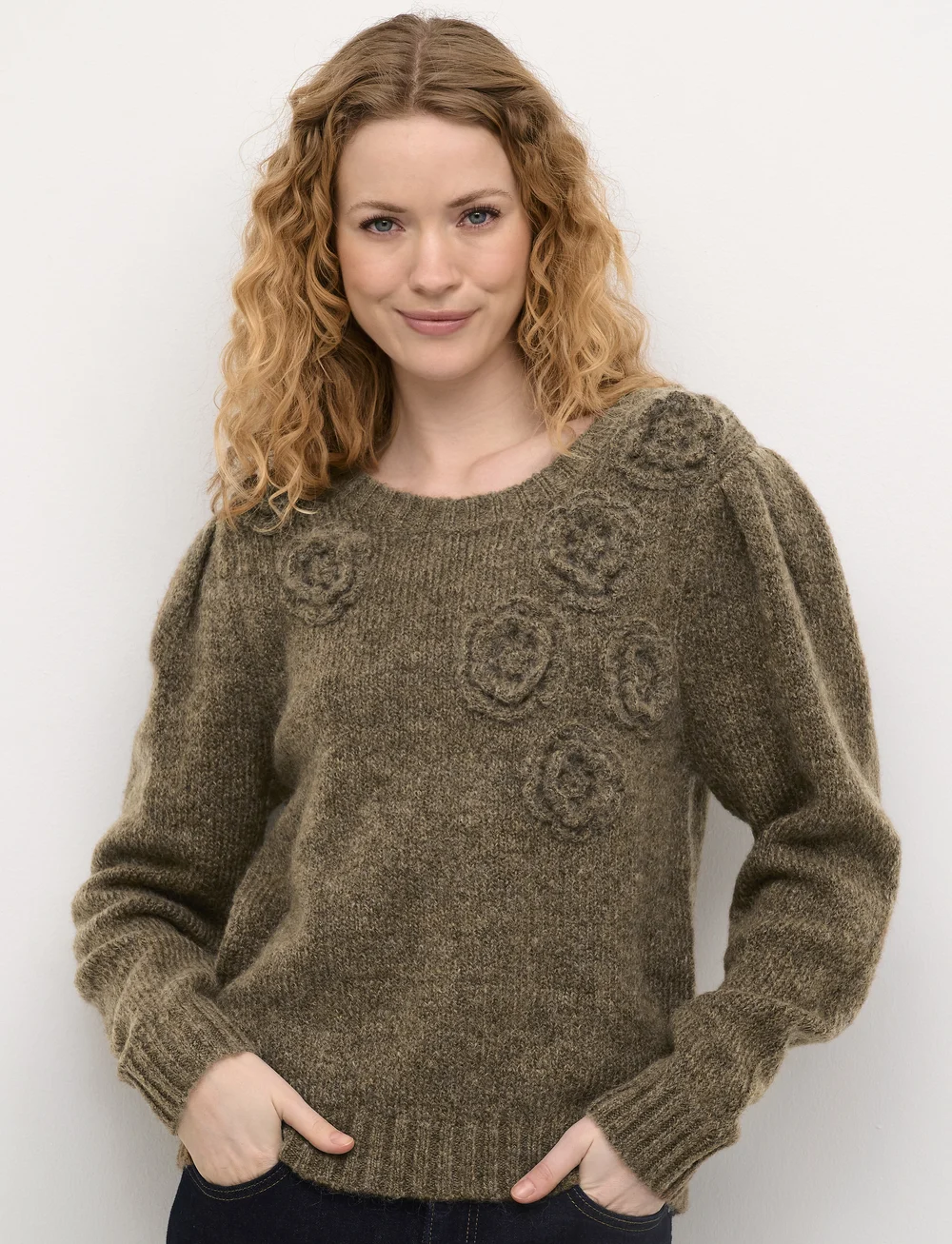 Culture - CUosa Pullover - striktrøjer - cub melange - 0