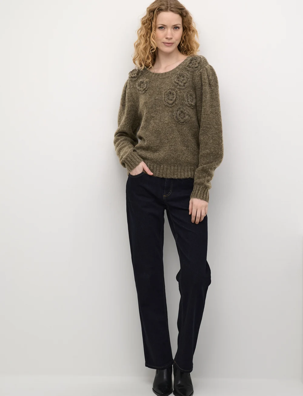 Culture - CUosa Pullover - striktrøjer - cub melange - 3