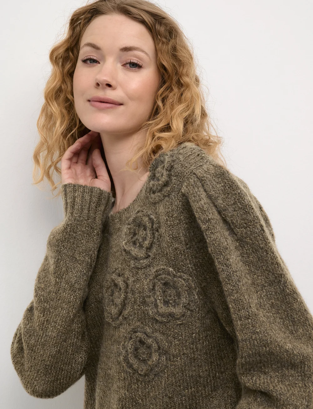 Culture - CUosa Pullover - striktrøjer - cub melange - 5