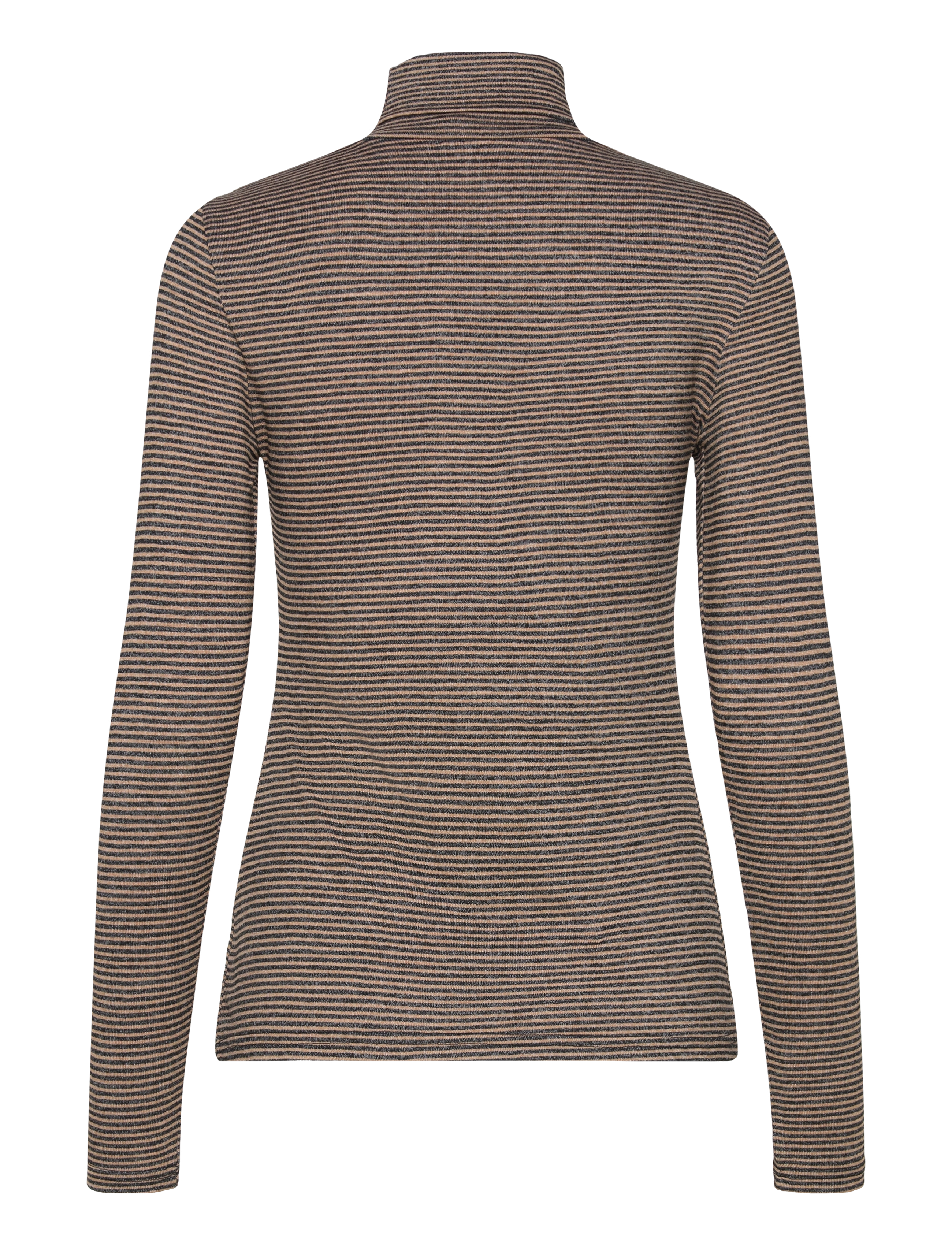 Culture - CUalexandra Jersey Rollneck - herbstliche kleidung - timber wolf / black stripe - 2