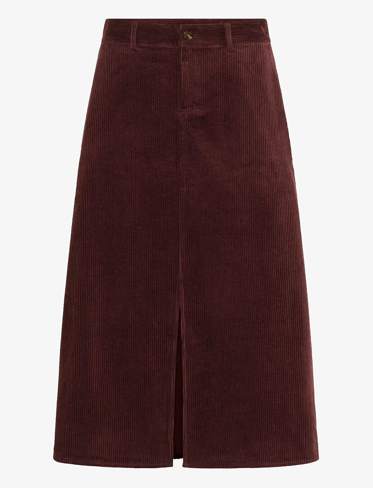 Culture - CUklay Skirt - midi nederdele - bitter chocolate - 1