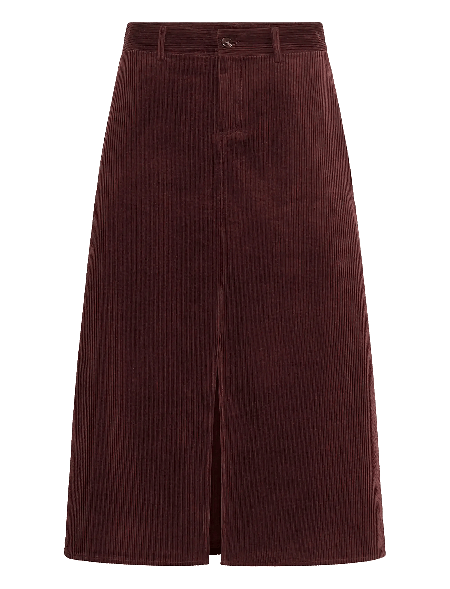 Culture - CUklay Skirt - midi kjolar - bitter chocolate - 1