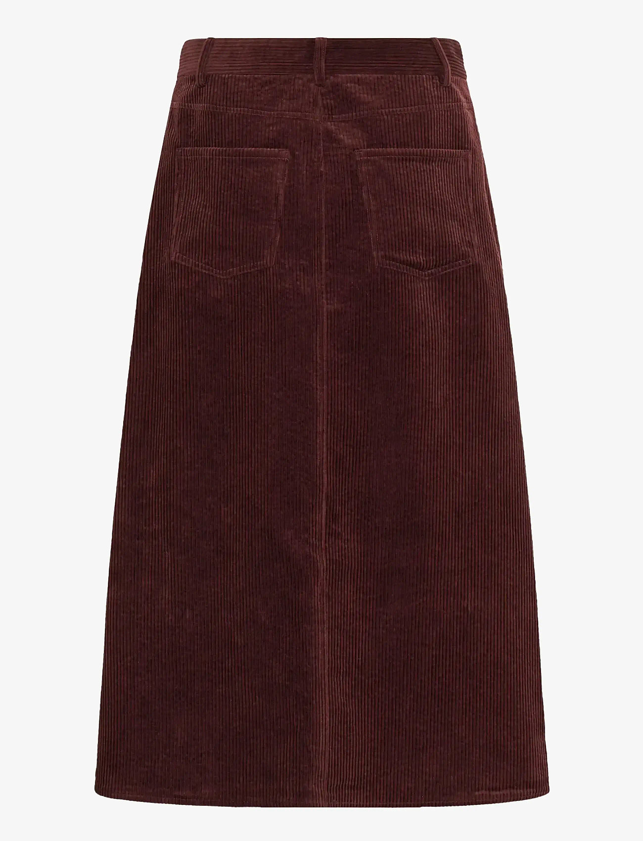 Culture - CUklay Skirt - midi nederdele - bitter chocolate - 2