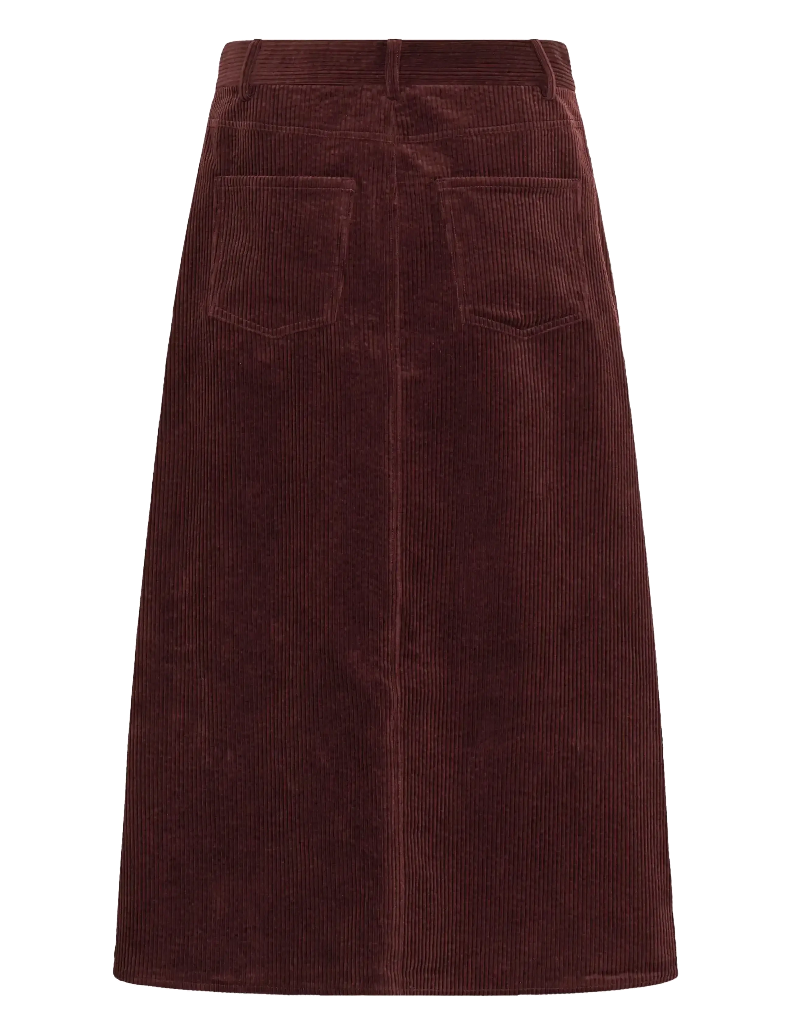 Culture - CUklay Skirt - midi nederdele - bitter chocolate - 2