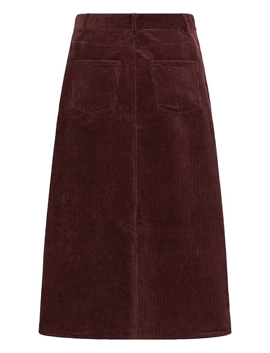 Culture - CUklay Skirt - midi kjolar - bitter chocolate - 2