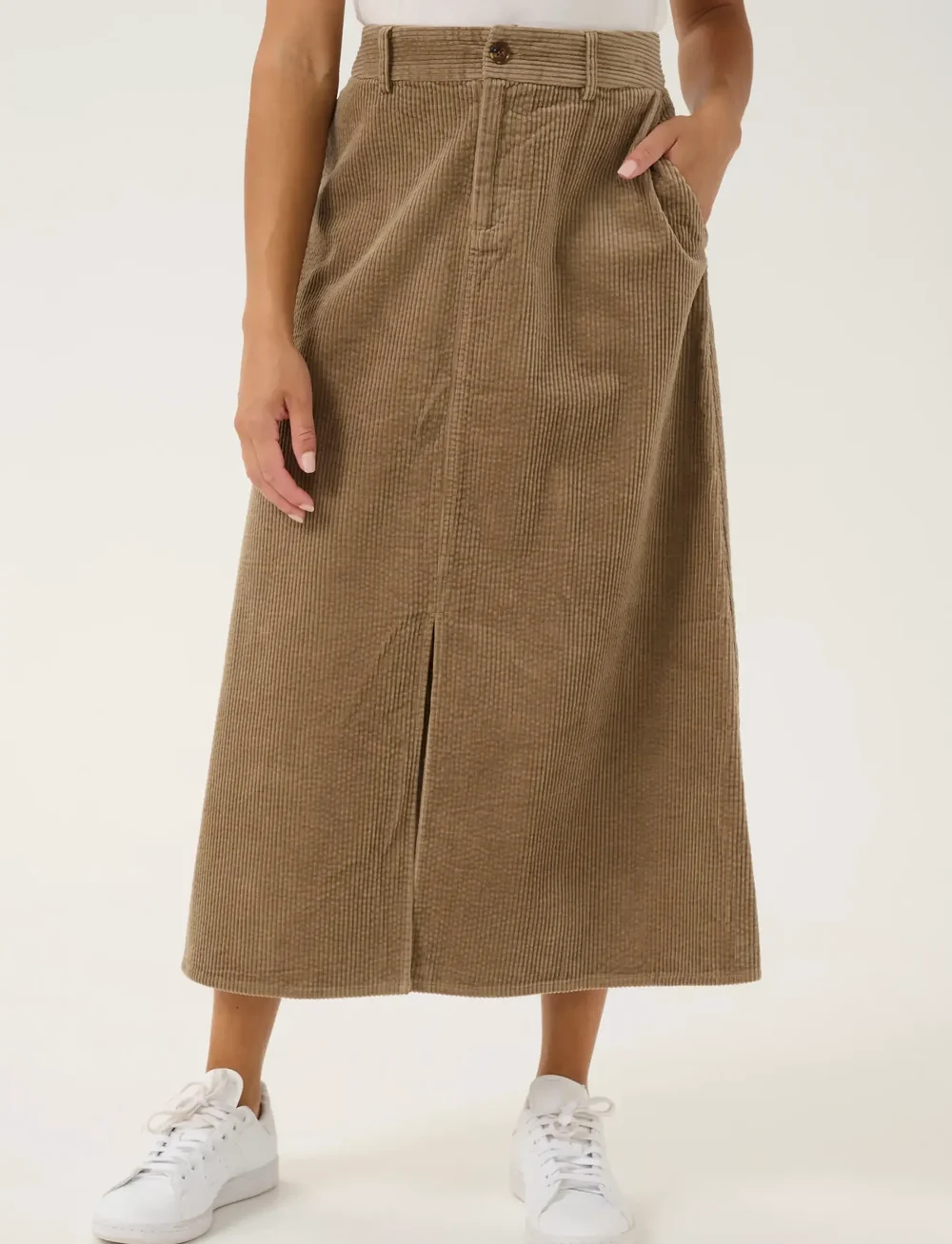 Culture - CUklay Skirt - midi kjolar - timber wolf - 0