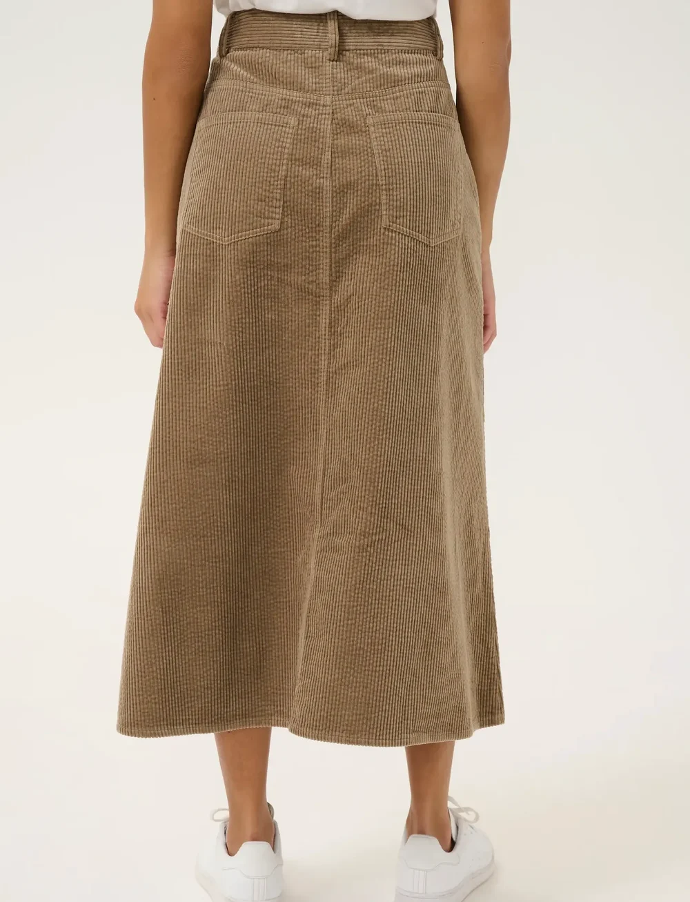 Culture - CUklay Skirt - midi kjolar - timber wolf - 4