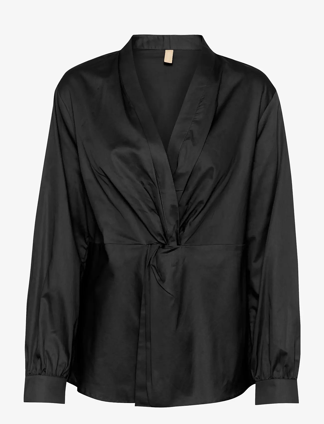 Culture - CUbaz Blouse - langærmede skjorter - black - 1