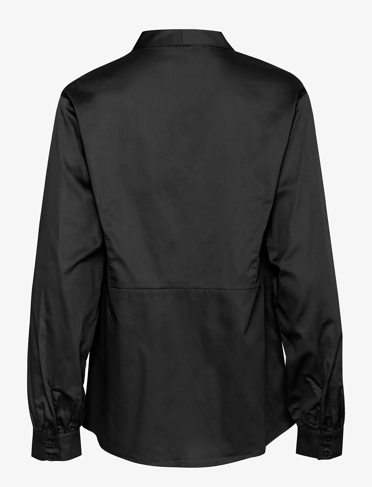 Culture - CUbaz Blouse - langærmede skjorter - black - 2