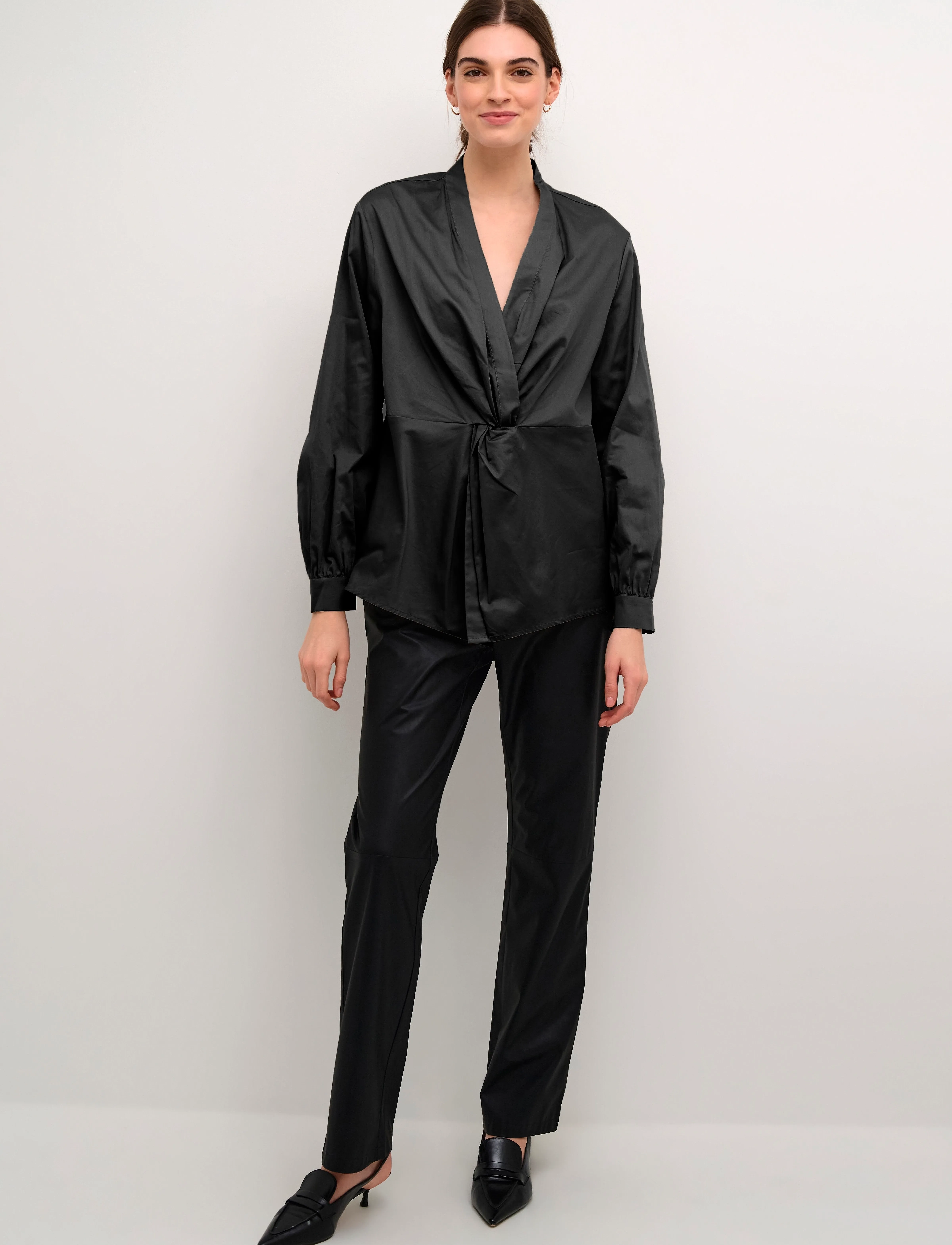 Culture - CUbaz Blouse - koszule z długimi rękawami - black - 3