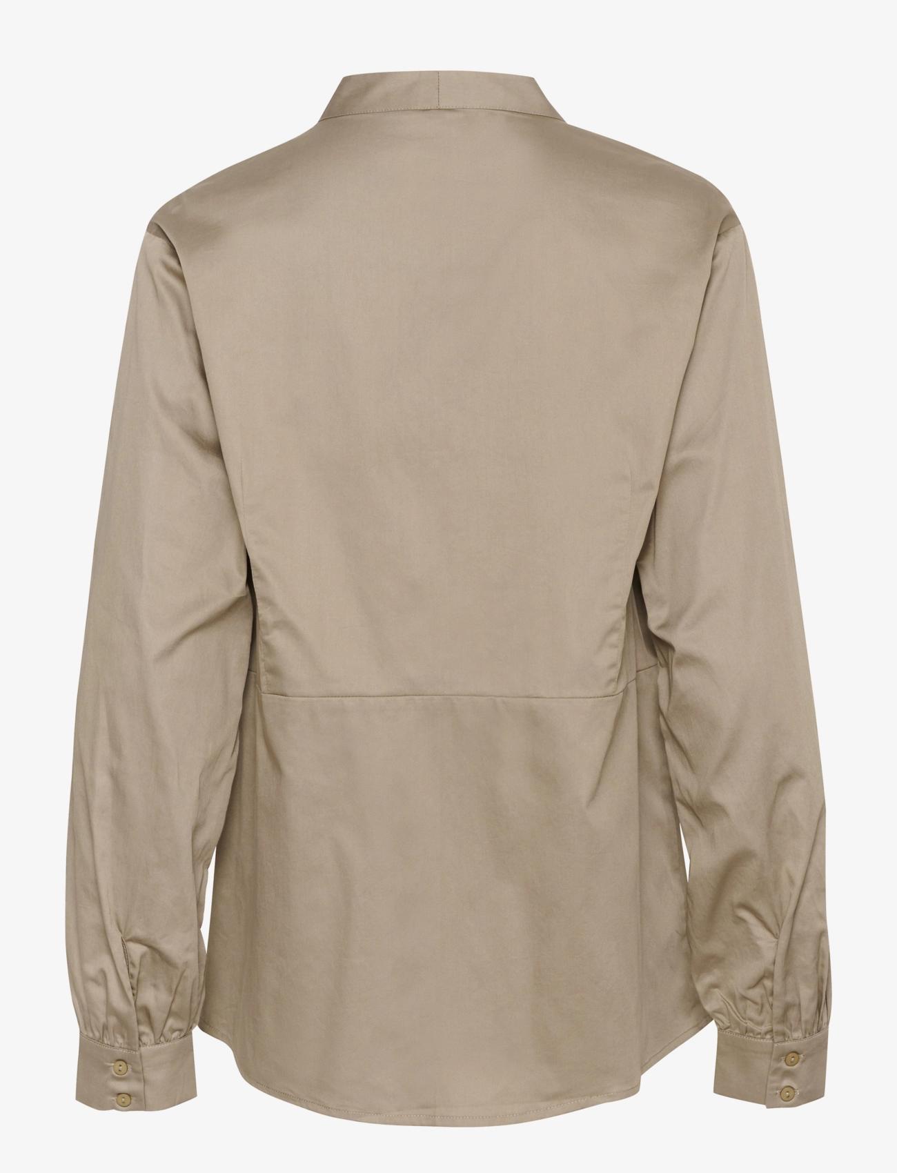 Culture - CUbaz Blouse - langærmede skjorter - timber wolf - 2