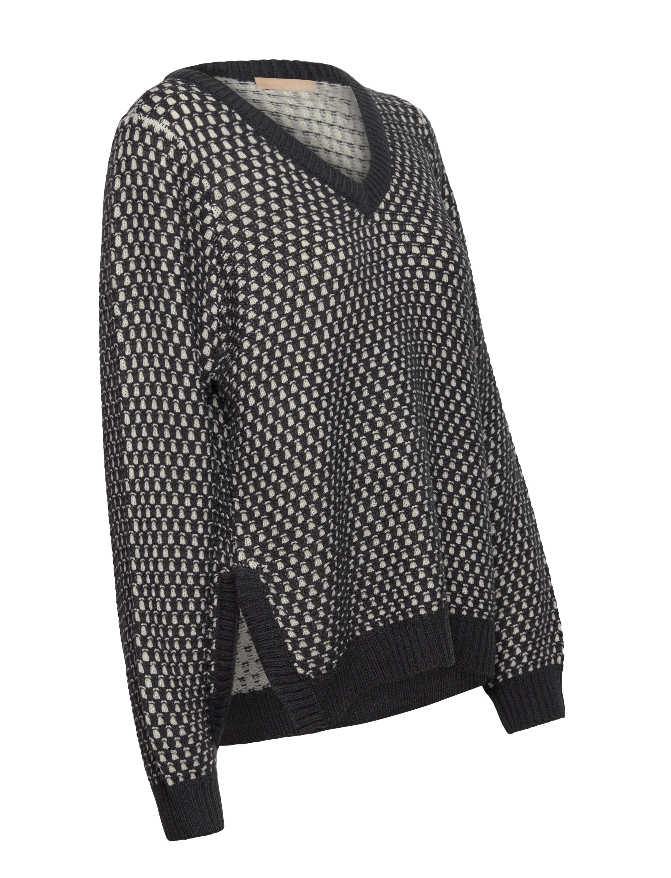 Culture - CUcardeen Vneck Pullover - trøjer - phantom - 3