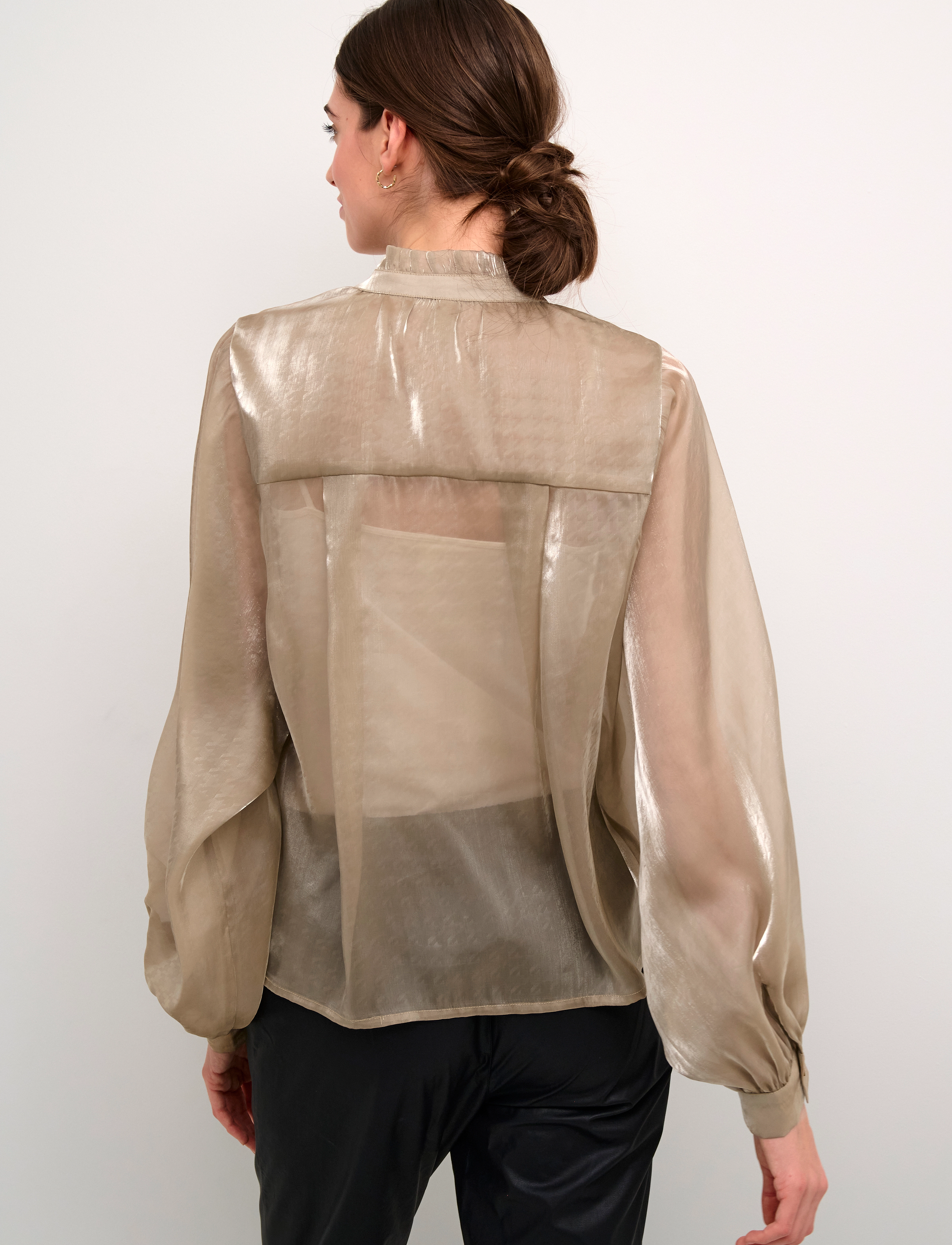 Culture - CUcase Shirt - langærmede bluser - timber wolf - 4