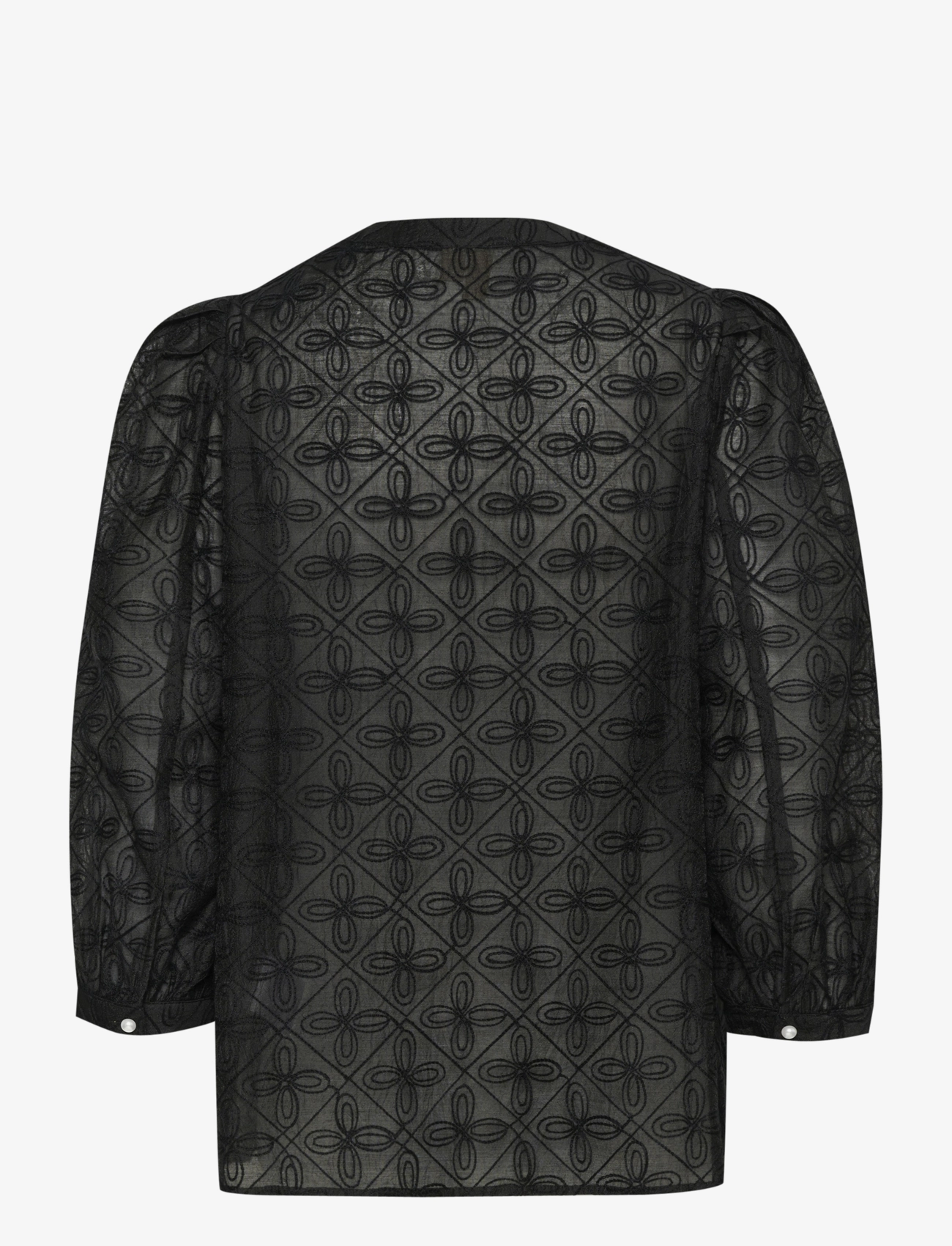 Culture - CUannasofie Blouse - langærmede bluser - black - 2