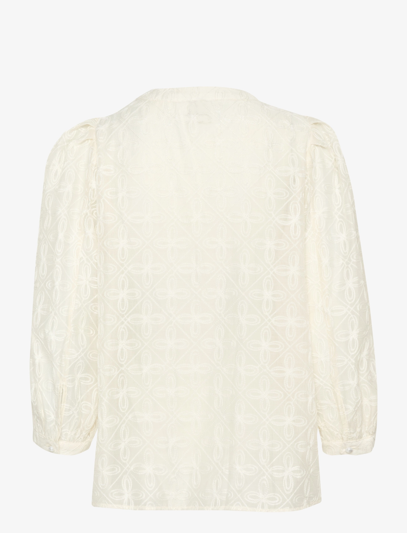 Culture - CUannasofie Blouse - langærmede bluser - whitecap - 2